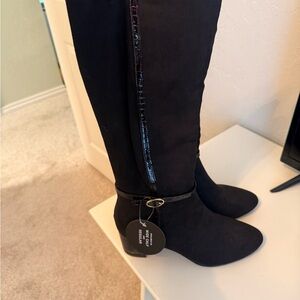 Jones New York Black Heeled Boots
